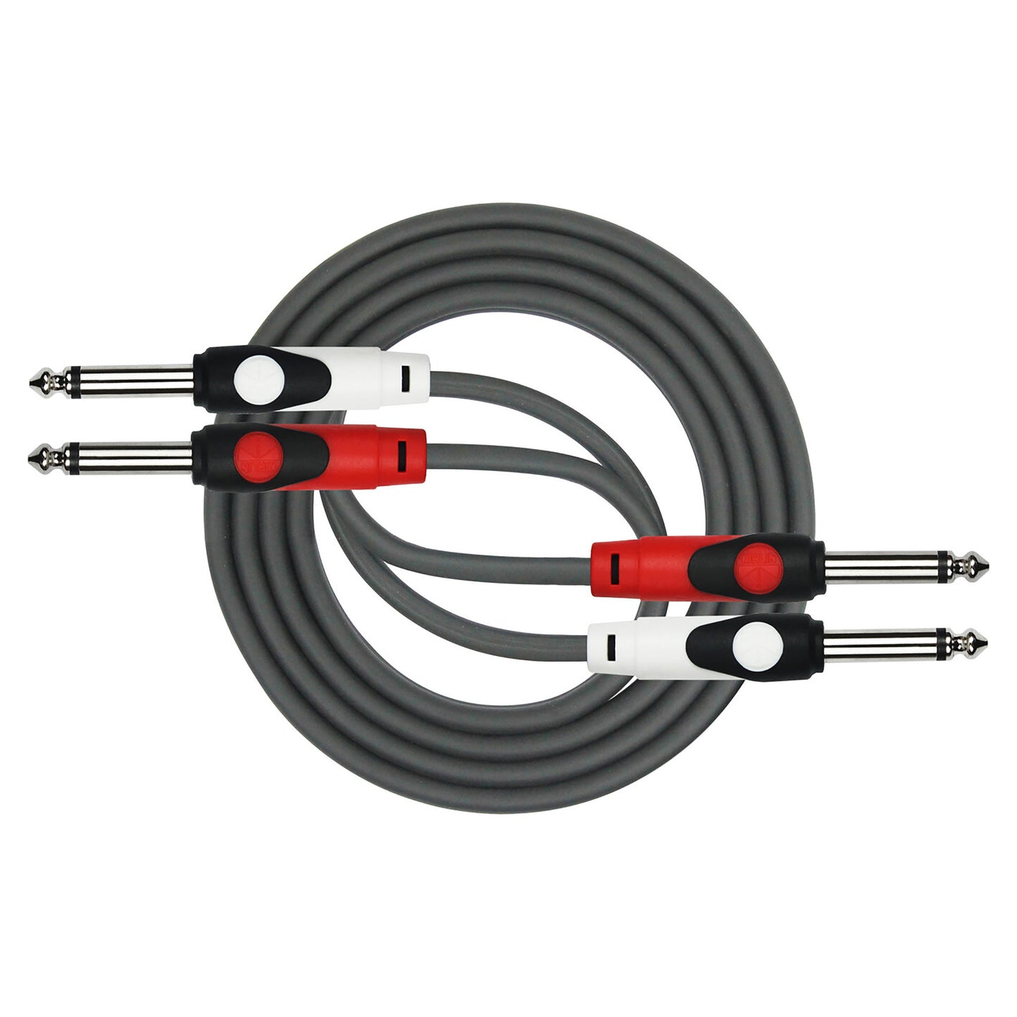 Câble patch LIGHT GEAR 2x Jack mono/2x Jack mono, 1 mètre, noir