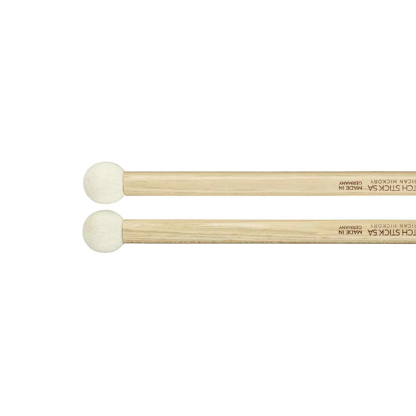 Switch Stick 5A Meinl, 1 côté baguette 5A Hybrid et 1 côté mailloche à feutre dur.