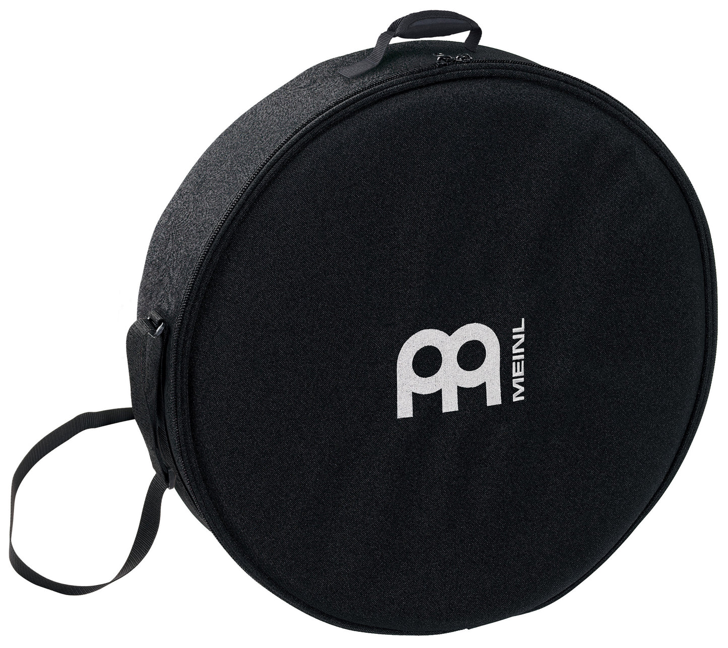 Housse pour Frame Drum 18", profondeur 2"1/2, nylon rembourré, poignée, sangle, double fermeture éclair, noir