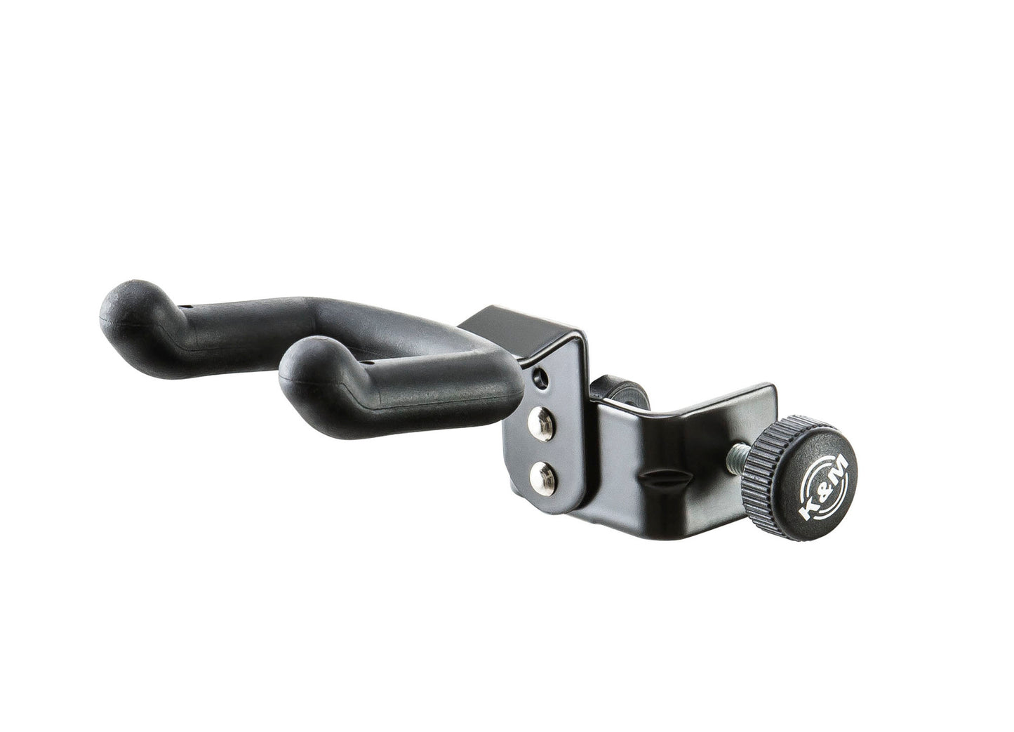 Support ukulélé pour tube (7 à 30 mm), acier, bras avec revêtement caoutchouc, poids: 0.137 kg