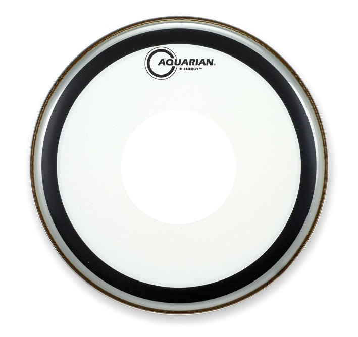 Peau Hi-Energy 12", 1 pli médium (0.25mm) couche extra fine Power Dot + renfort central Power Dot, transparente