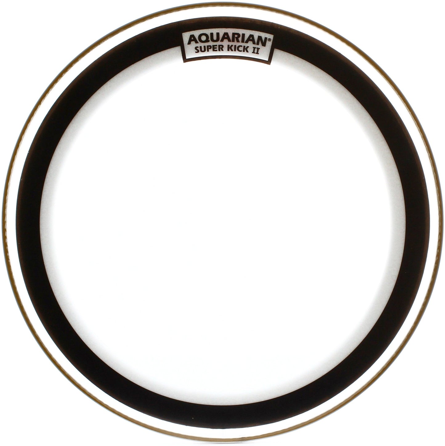 Peau Super-Kick II 26", 2 plis fins (0.18mm), atténuateur flottant, transparente
