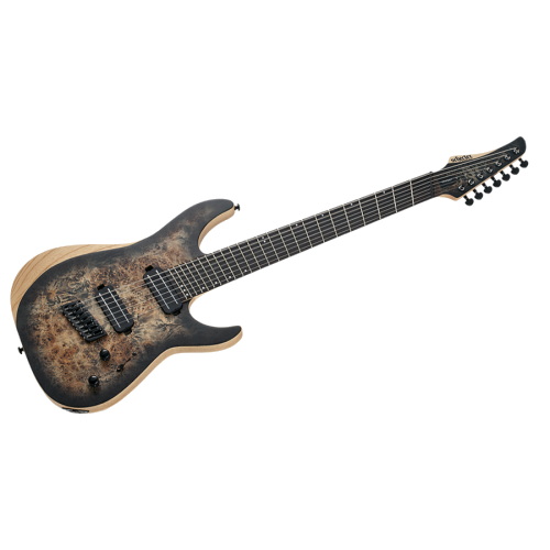 Schecter E-Gitarre Reaper 7 Charcoal Burst