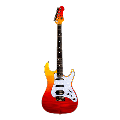 Jet Guitars JS 600 Transparent Rot
