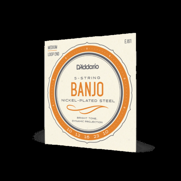 D'Addario EJ61 Banjo 5-saitig 10-23 Medium