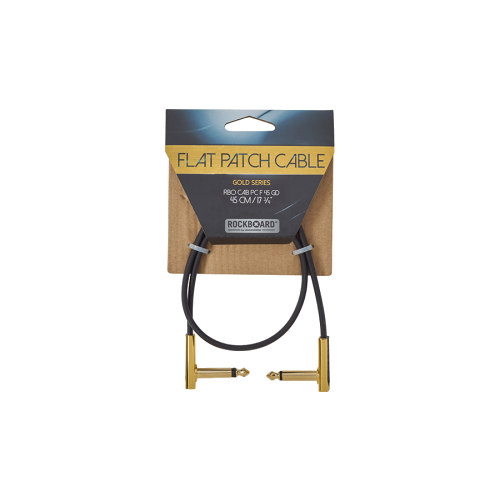 rockboard Kabel CAB-PC-F-45-GD RockBoard Flaches Patchkabel Gold Serie