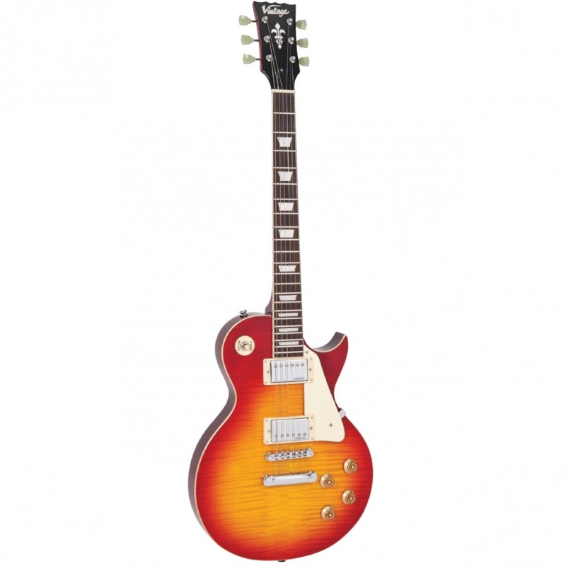 Vintage E-Gitarre V100CS Reissued Cherry Sunburst