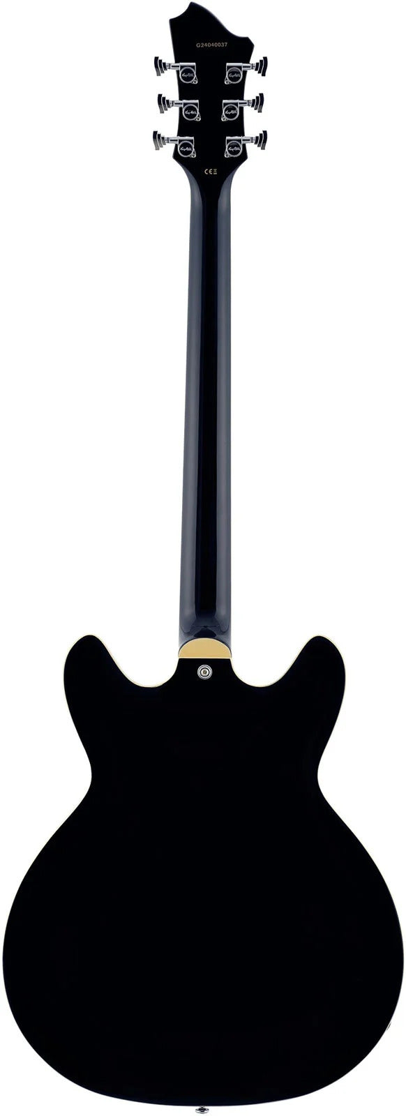 Hagstrom Viking Deluxe Baritone Left-Handed Black