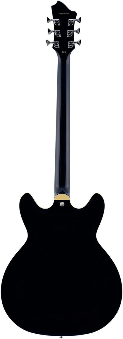 Hagstrom Viking Deluxe Baritone Left-Handed Black
