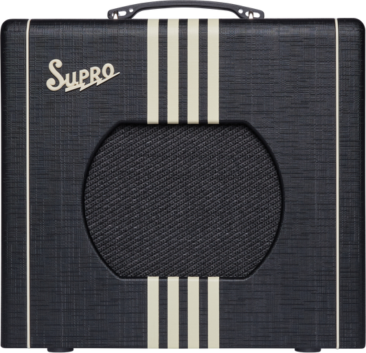 Supro Delta King 10 Schwarz & Creme