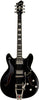 Hagstrom Tremar Viking Deluxe Schwarz
