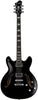 Hagstrom Viking Deluxe Bariton Schwarz