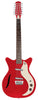 Danelectro Vintage 12Saiter Gitarre Rot Metallic