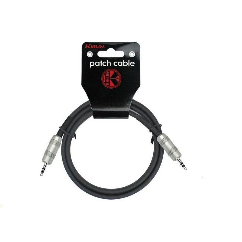Kirlin Patchkabel Mini-Klinke 0,5M Schwarz