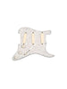 EMG Pickguard Kollektion, DG20, Set SA/SA/SA mit SPC/EXG - White Perloid Platte und Elfenbein Tonabnehmer