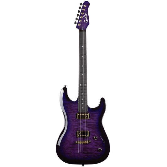 Godin Artisan ST-II Schwarzer Amethyst