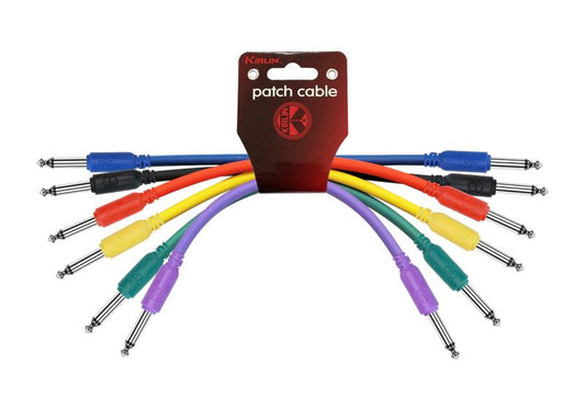 Kirlin Pack 6 Kabel Jack-Jack 0,6M