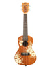 Kala Maori - Hibiscus Mahagoni, Konzert, mit Tasche geliefert, Motiv Reise