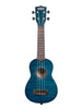 Kala Exotic Mahagoni, Sopran - Transparent Blau