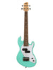 Kala Solid Body U-Bass, 4 Saiten, inklusive Tasche – Surfgrün