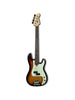 Lakland Skyline 44-64, 4-saitig – 3-Tone Sunburst, Palisandergriffbrett