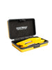 MusicNomad 5 Diamantfeilen mit abnehmbarem Griff für Bass, Metalletui