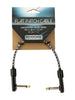 Rockboard Flachkabel - 20 cm - Salt and Pepper Tweed