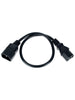 Rockboard Power Ace IEC Verbinder, Stecker auf Buchse, 35 cm