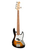 Sadowsky MetroExpress-Serie, Hybrid-PJ, 5-saitig, 21 Bünde – Tobacco Burst, Palisander