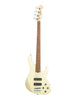 Sadowsky MetroLine, Modern Bass, 4 Saiten, 24 Bünde, Erle – Olympic White