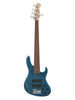 Sadowsky MetroLine, Modern Bass, 5-saitig, 25 Bünde, Erle – Dark Lake Placid Blue Metallic