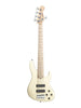 Sadowsky MetroLine, moderner Bass, 5-saitig, 25 Bünde, Esche – Olympic White