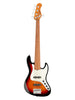 Sadowsky MetroExpress, Standard JJ, 5-saitig, Fretless mit Linien, Linkshänder – Tobacco Burst, Morado