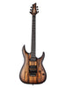 Schecter C-1 Pale Moon Floyd Rose – Natürliches Satin-Schwarzburst