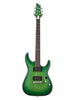 Schecter C-1 Platinum – Satinierter grüner Burst
