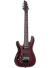 Schecter Hellraiser C-7 Floyd, Sustainiac, Linkshänder – Black Cherry