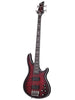 Schecter Hellraiser Extreme 4 Bassgitarre – Crimson Red Burst Satin