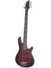 Schecter Hellraiser Extreme 5 Bass – Crimson Red Burst Satin
