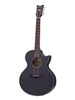 Schecter Akustikgitarre Orleans Stage, Fishman-Isys-Vorverstärker – Satin See Thru Black