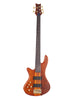 Schecter Stiletto Studio 5 Fretless, Linkshänder – Honig-Satin.finish
