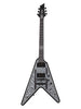 Schecter V-1 Pryzm Palladium – glänzendes Schwarz