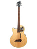 Warwick RockBass RockBass Alien Deluxe Hybrid Thinline 4, Linkshänder – Natur-Satin