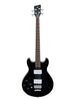 Warwick RockBass RockBass Star Bass 4 Medium Scale, Linkshänder – Tiefschwarz