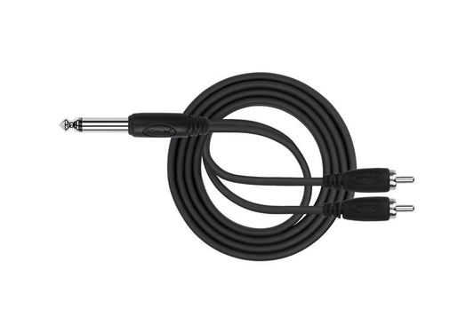 Kirlin Stereo-Klinke zu 2 RCA Kabel 3M