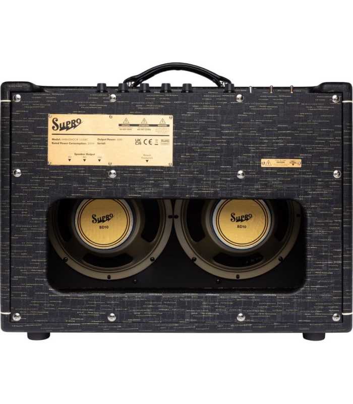 Supro Ambassador Schwarz Gold Scandia