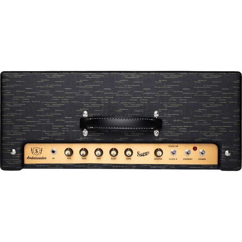 Supro Ambassador Schwarz Gold Scandia