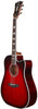 D'Angelico Premier Bowery Transparent Schwarzkirsch-Verlauf