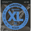 D'Addario Chromes ECG25 Light 12-52 Flach gewickelt