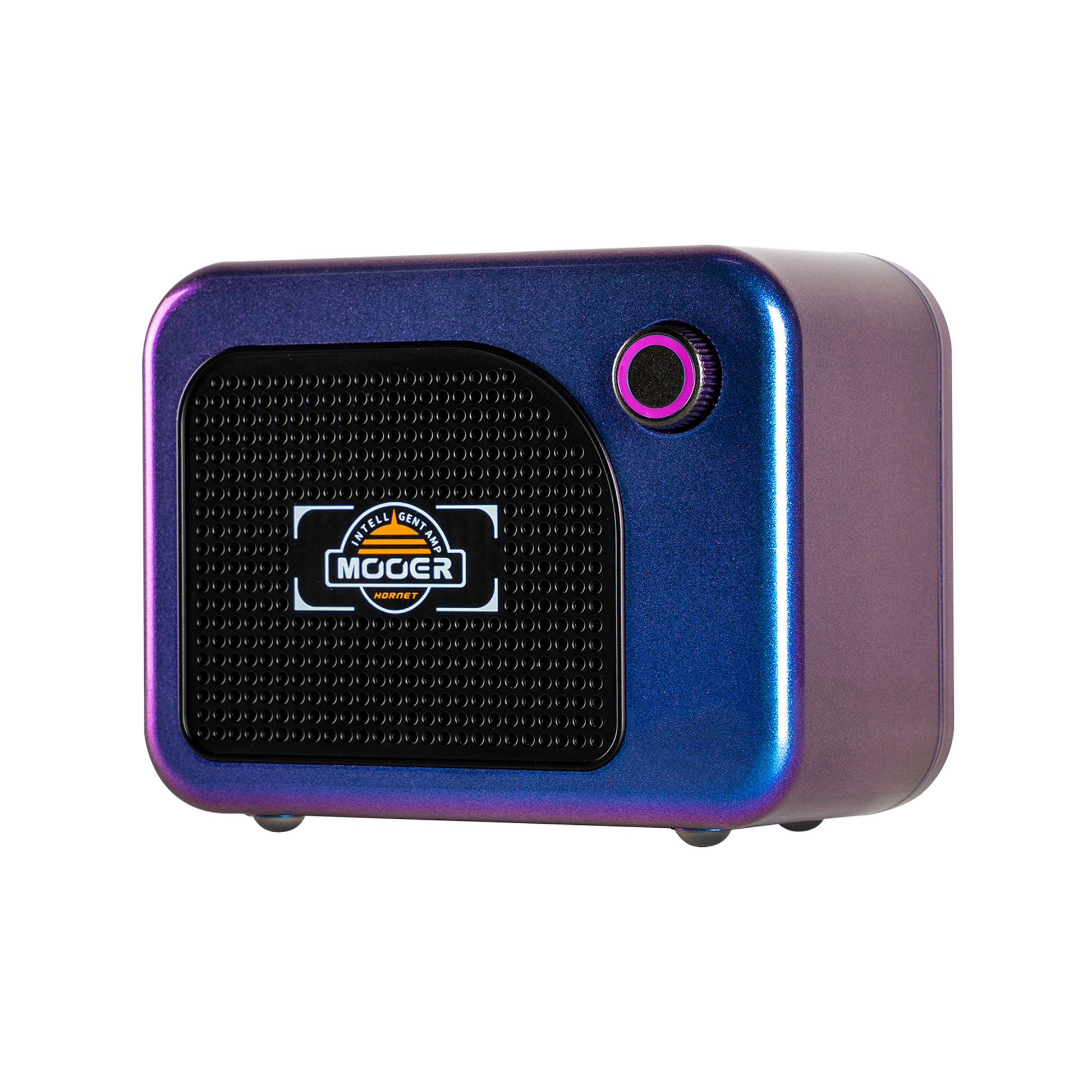 Ampli HORNET 05i, 5W, HP 2", 52 modélisations d'amplis, 49 effets, accordeur, looper, Bluetooth, USB-C, alimentation, bleu