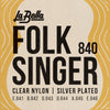 La Bella Klassischer Folksinger Saitensatz 840 Kugel